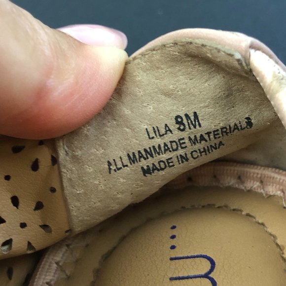 Me Too Blush Flats with Metallic Accents - Picture 9 of 12